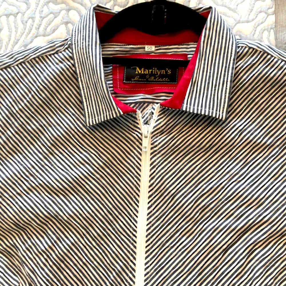 NWOT MARILYNS OF NAPLES COTTON ELASTANE SHIRT JACKET!